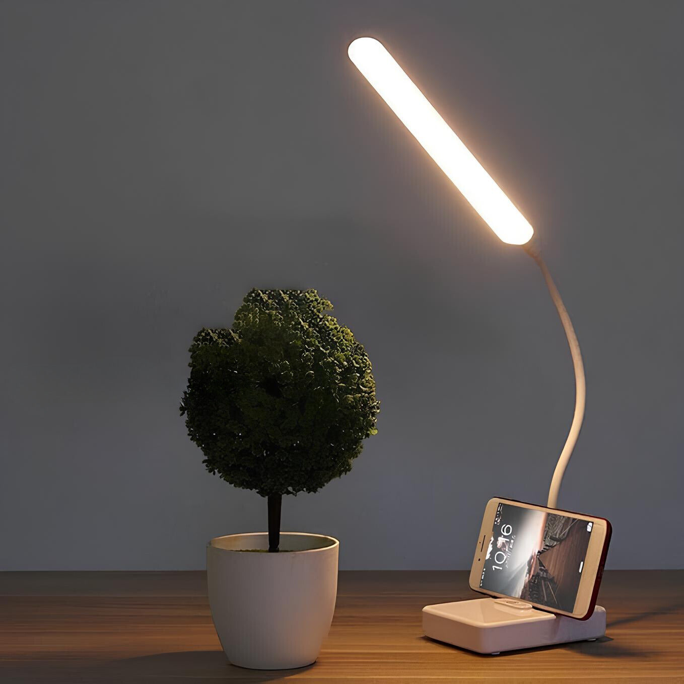 LumoFlex Justerbar Skrivebordslampe med Fleksibel Hals