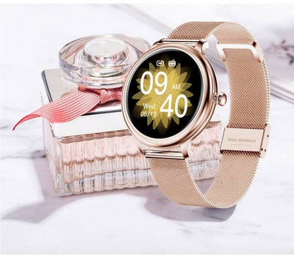 Luna Smartwatch til Kvinder med Stilfuldt Fitness- og Sundhedstracking