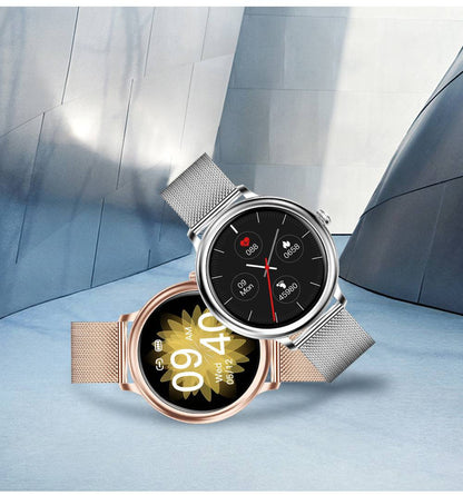 Luna Smartwatch til Kvinder med Stilfuldt Fitness- og Sundhedstracking