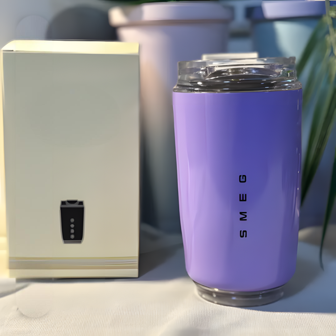 LuxeTherm 500 ml Termokrus i rustfrit stål med isolering og lækagesikkert låg