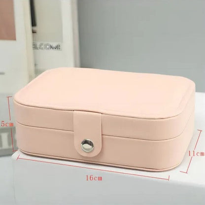 Luxio Dobbelt Smykkeskrin – Elegant Organizer til Rejser og Hjemmet