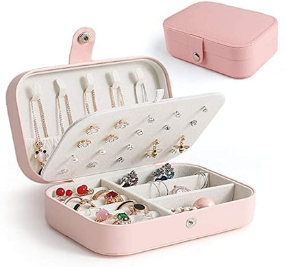Luxio Dobbelt Smykkeskrin – Elegant Organizer til Rejser og Hjemmet
