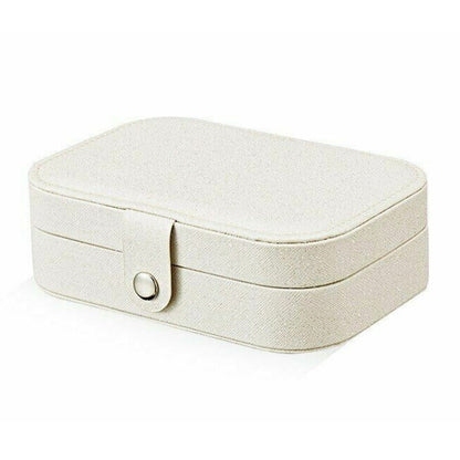 Luxio Dobbelt Smykkeskrin – Elegant Organizer til Rejser og Hjemmet