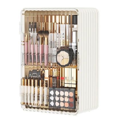 Luxo Makeup Opbevaringsboks med Støvbeskyttelse og Magnetisk Låge