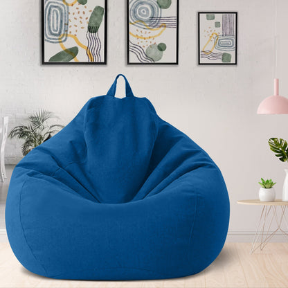 Luksuriøst Linnedlook Betræk til Sækkestol – Ergonomisk og Blødt Loungesæde