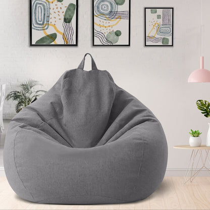 Luksuriøst Linnedlook Betræk til Sækkestol – Ergonomisk og Blødt Loungesæde