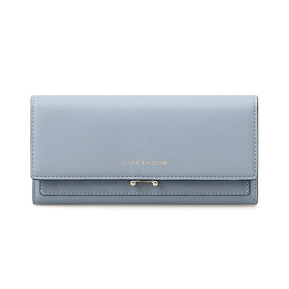 Luksus Lang Damepung Clutch med Kortholdere og Mobilrum til Elegant Hverdagsbrug