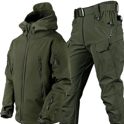 MaxShield™ Vandtæt Outdoor Sæt – Fleece & Mange Lommer