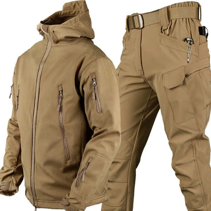 MaxShield™ Vandtæt Outdoor Sæt – Fleece & Mange Lommer