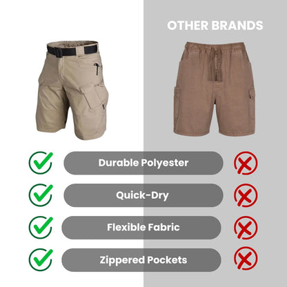 Herre Outdoor Cargo Shorts – Slidstærke Stretch Hurtigtørrende