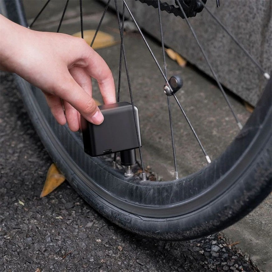 Mini Elektrisk Cykelpumpe Genopladelig og Transportabel Luftpumpe