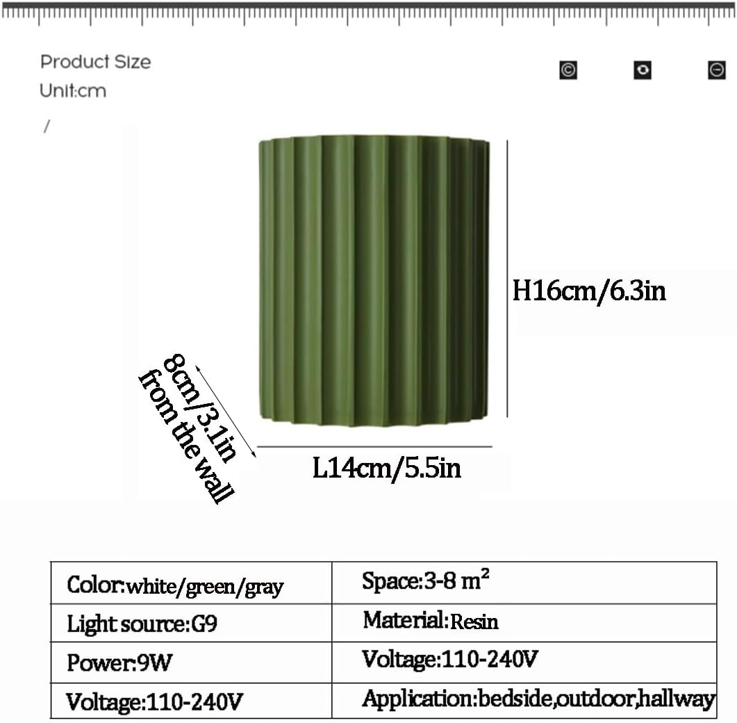 Minimalistisk LED-væglampe med op- og nedadgående lys