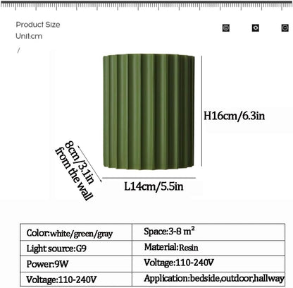 Minimalistisk LED-væglampe med op- og nedadgående lys