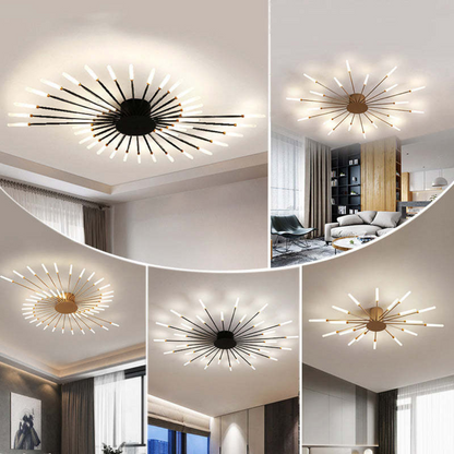 Moderne Stor LED Loftlampe til Stue og Soveværelse