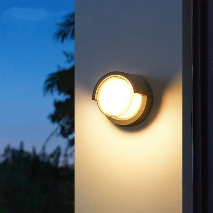 Moderne Udendørs LED Væglampe med Bevægelsessensor IP65