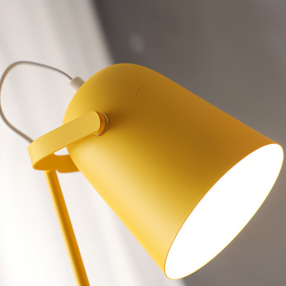 Moderne Drejelig Bordlampe med Justerbart Læselys