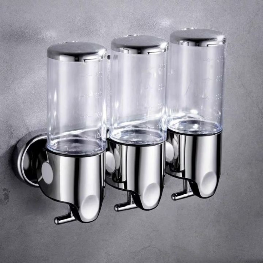 Moderne vægmonteret sæbedispenser i rustfrit stål til badeværelset