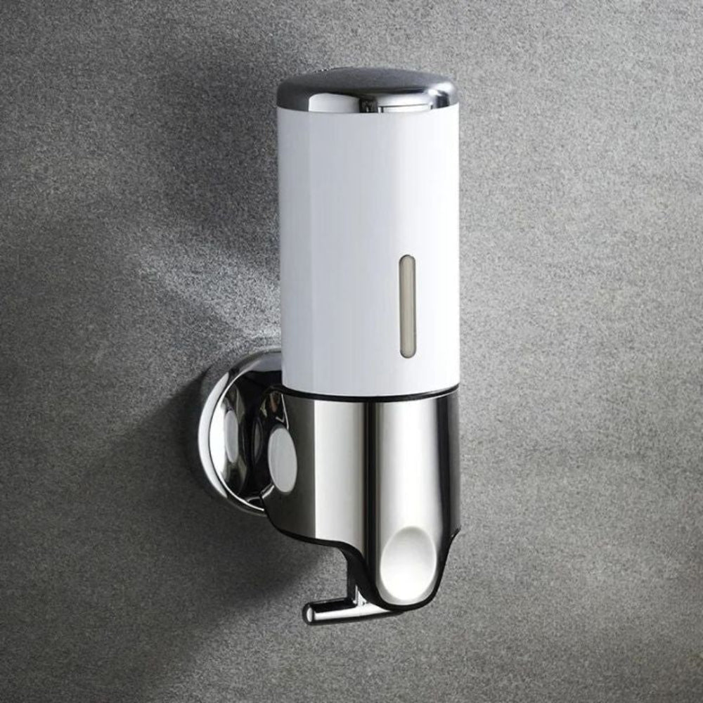 Moderne vægmonteret sæbedispenser i rustfrit stål til badeværelset