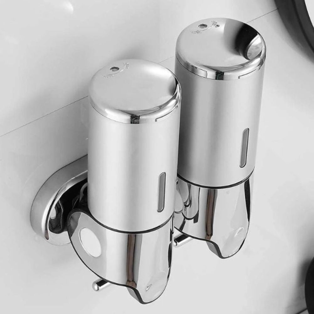 Moderne vægmonteret sæbedispenser i rustfrit stål til badeværelset