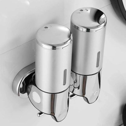 Moderne vægmonteret sæbedispenser i rustfrit stål til badeværelset