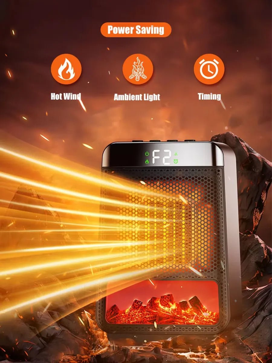 NeutralHeat elektrisk varmeblæser til store rum med energibesparende design