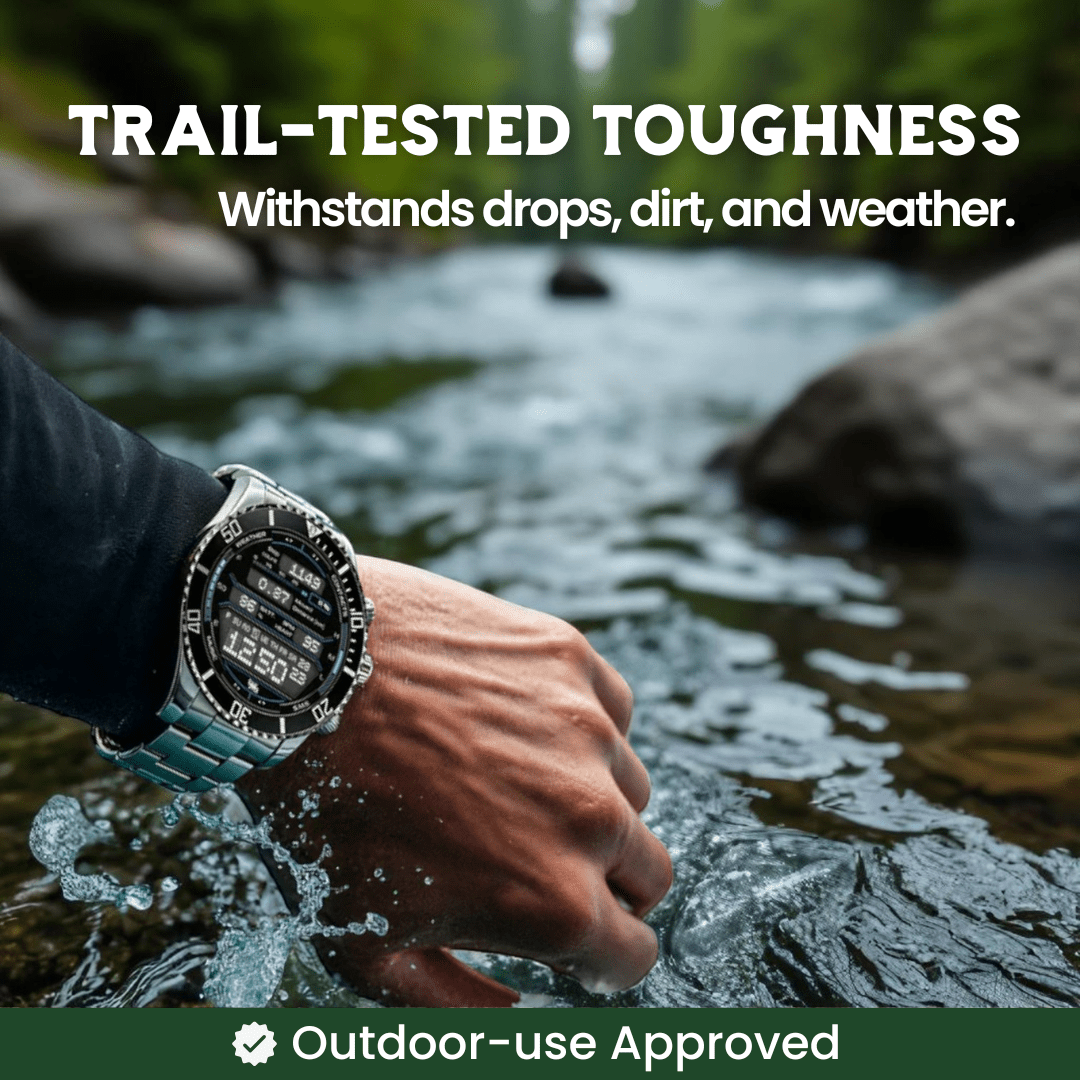 Nexos Pro Taktisk Smartwatch med GPS og Sundhedsmåling