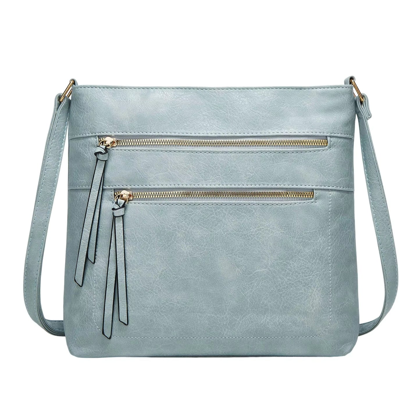 Nina Crossbody Taske i Ægte Læder – Elegant Kompakt Skuldertaske til Kvinder
