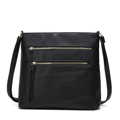 Nina Crossbody Taske i Ægte Læder – Elegant Kompakt Skuldertaske til Kvinder