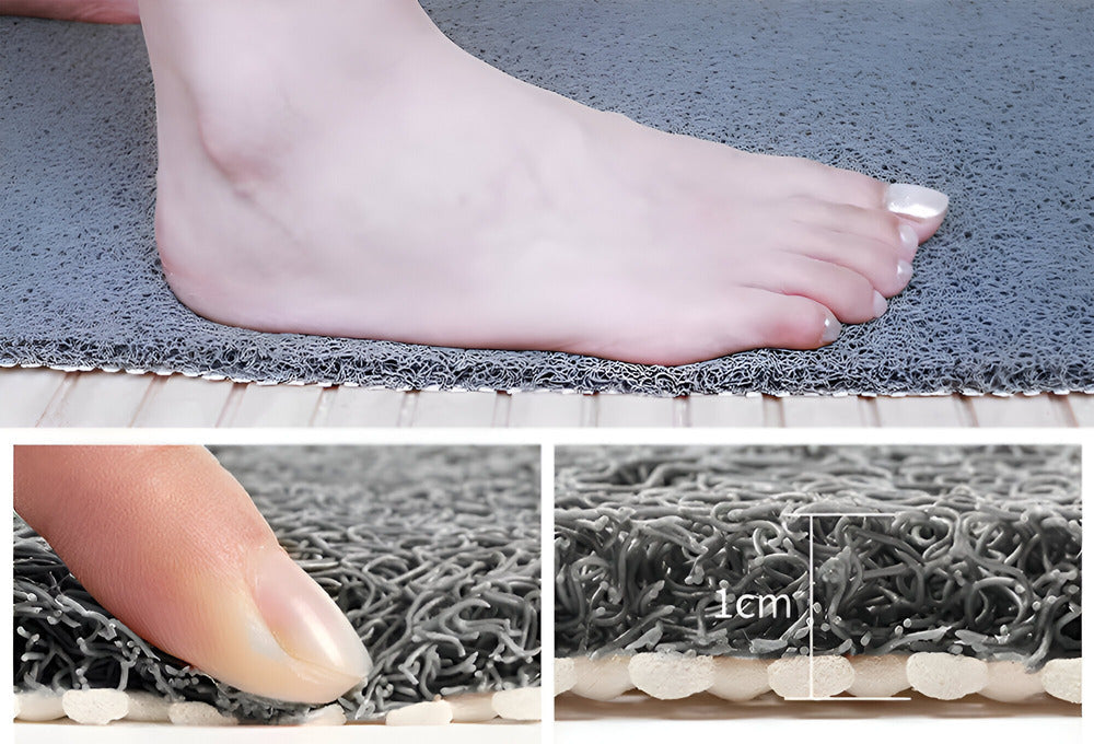 Skridsikker Brusemåtte med Polstring og Modstandsdygtighed mod Skimmel