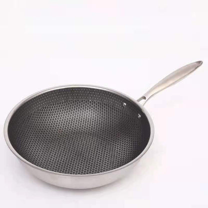 Nonstick Stegepande i Rustfrit Stål Ridsefast Holdbar 30 cm