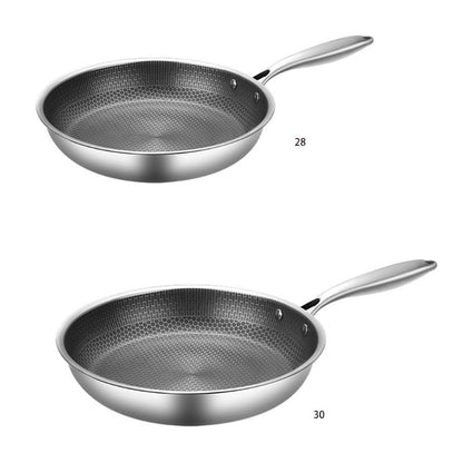Nonstick Stegepande i Rustfrit Stål Ridsefast Holdbar 30 cm