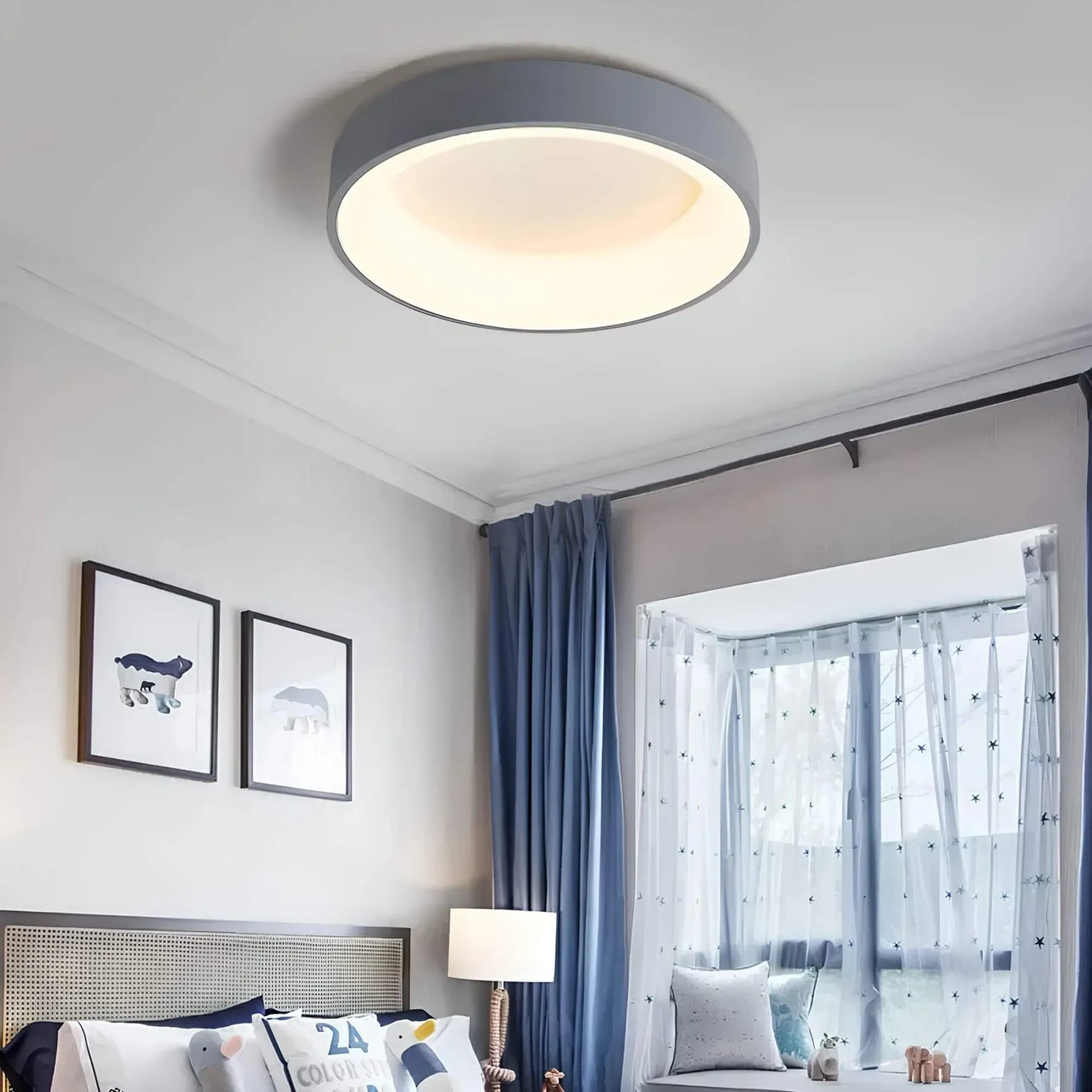 NordDelux LED Loftlampe – Moderne Loftlampe i Skandinavisk Minimalistisk Design