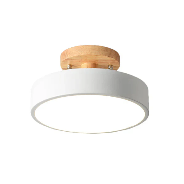 Nordisk LED Loftlampe med Minimalistisk Skandinavisk Design