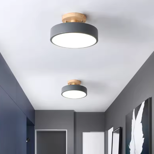 Nordisk LED Loftlampe med Minimalistisk Skandinavisk Design