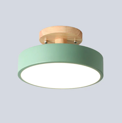 Nordisk LED Loftlampe med Minimalistisk Skandinavisk Design