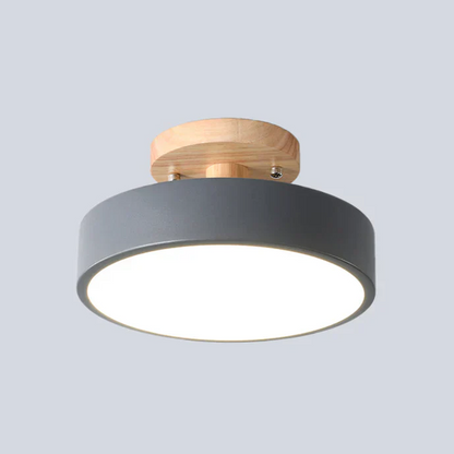 Nordisk LED Loftlampe med Minimalistisk Skandinavisk Design