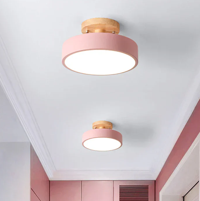 Nordisk LED Loftlampe med Minimalistisk Skandinavisk Design