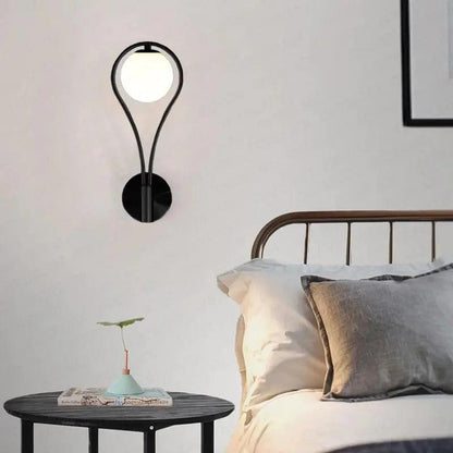Nordisk Minimalistisk LED Væglampe – Moderne Stemningsbelysning til Indendørs Brug