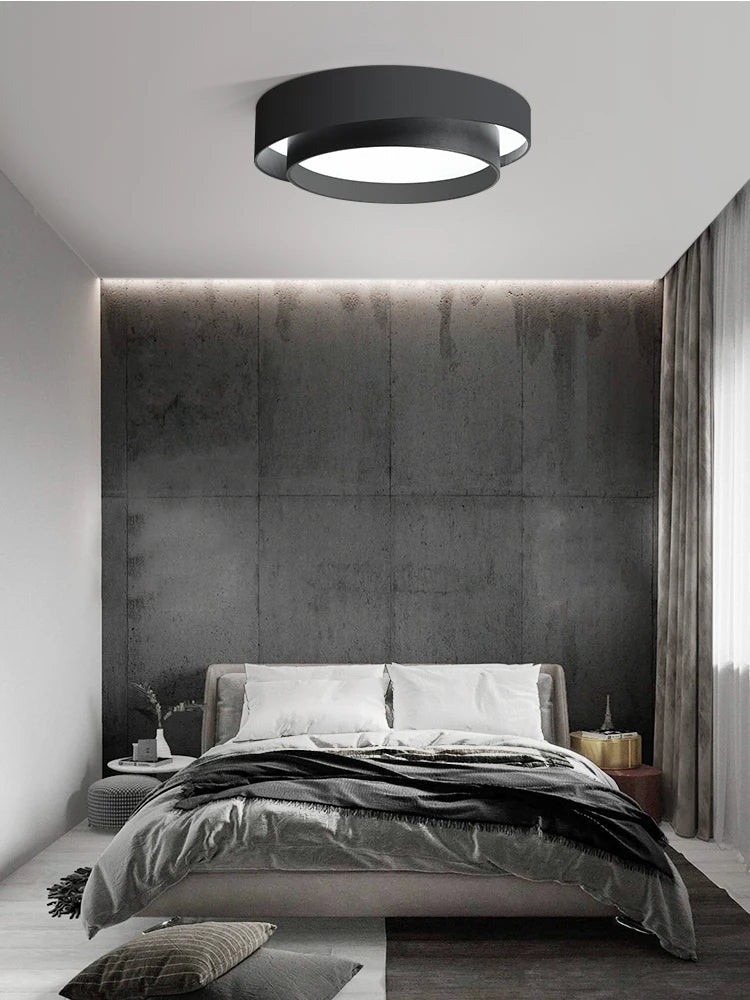 NordicAura Minimalistisk LED Loftlampe i Skandinavisk Design