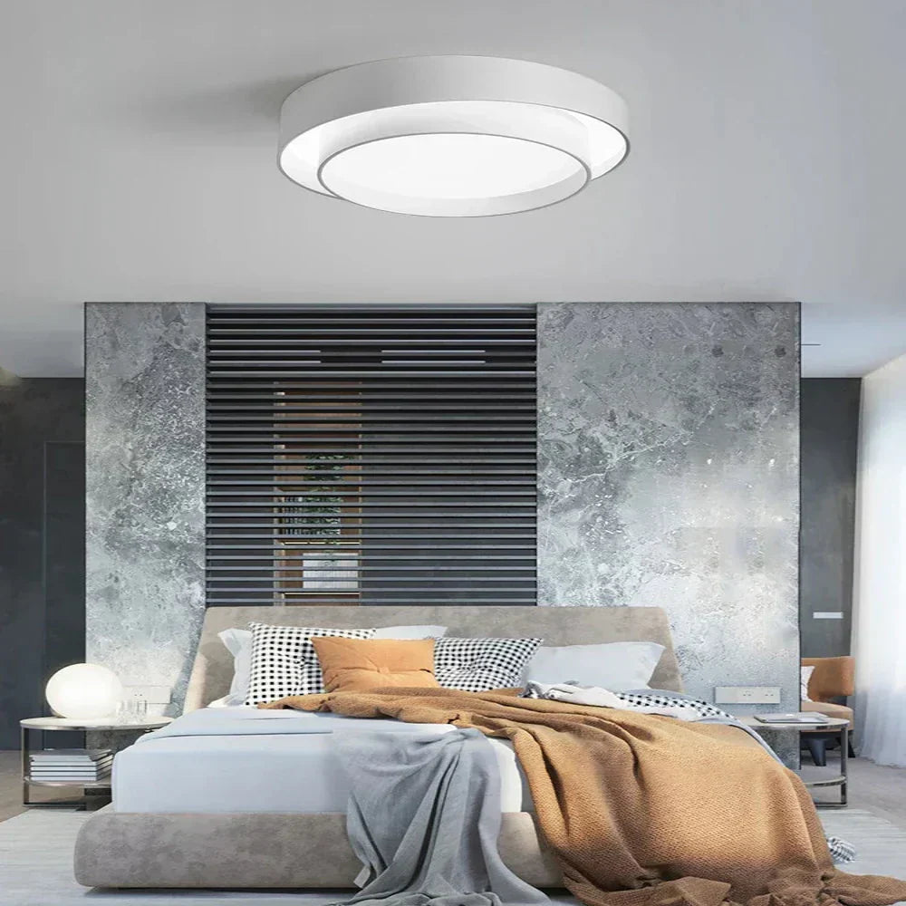 NordicAura Minimalistisk LED Loftlampe i Skandinavisk Design