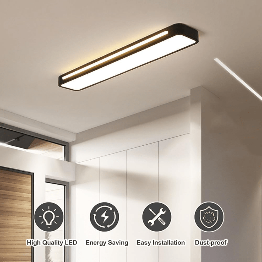 NordicLine Minimalistisk Nordisk LED Loftlampe i Skandinavisk Design