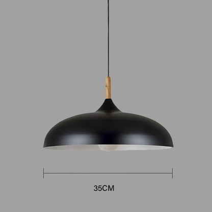 NordicOak Scandinavian Oak Ceiling Light Modern LED Pendant Lamp
