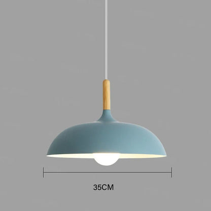 NordicOak Scandinavian Oak Ceiling Light Modern LED Pendant Lamp