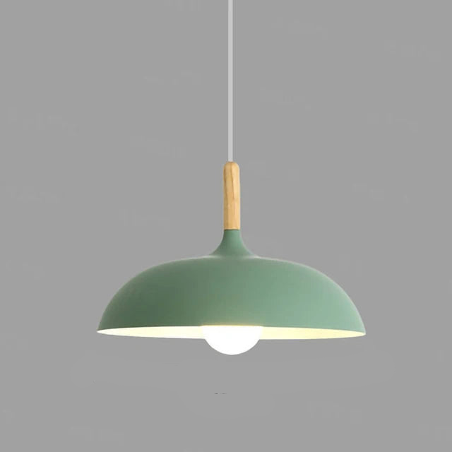 NordicOak Scandinavian Oak Ceiling Light Modern LED Pendant Lamp