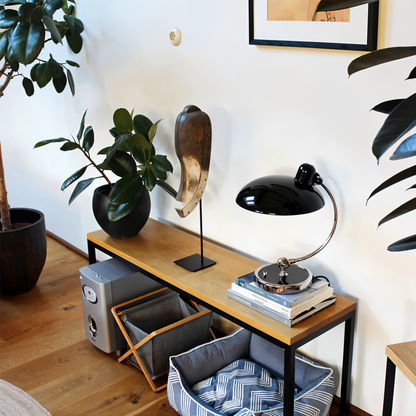 NostaChic Vintage Bordlampe i Jern med Justerbar Arm til Skrivebord og Læsning