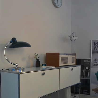 NostaChic Vintage Bordlampe i Jern med Justerbar Arm til Skrivebord og Læsning