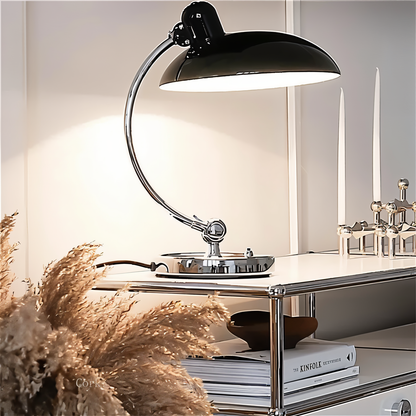 NostaChic Vintage Bordlampe i Jern med Justerbar Arm til Skrivebord og Læsning
