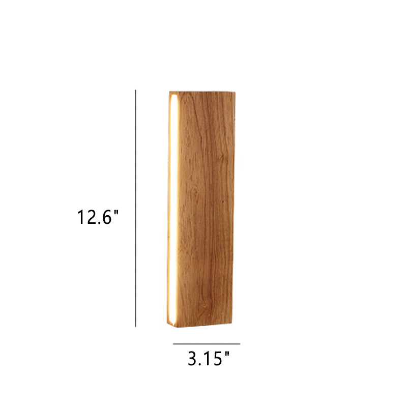 OakBeam LED-væglampe i massivt træ med minimalistisk design