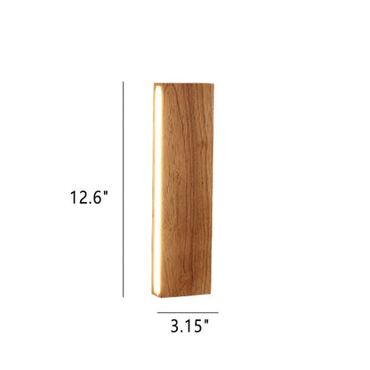 OakBeam LED-væglampe i massivt træ med minimalistisk design