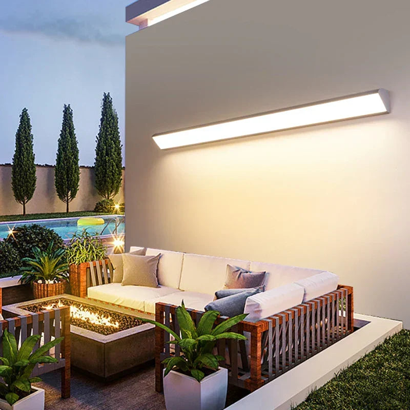 PatioGlow LED Udendørs Væglampe – Vandtæt Moderne Facadelampe